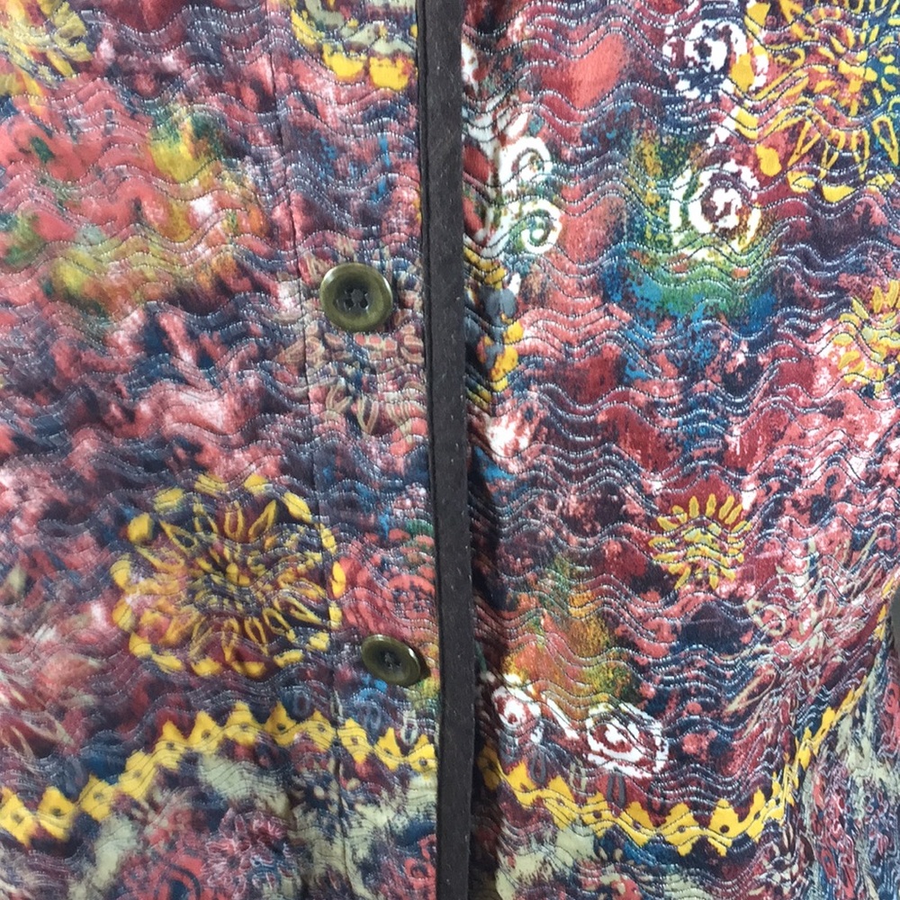 Reversible Button Front Multi Colored Jacket - image 5